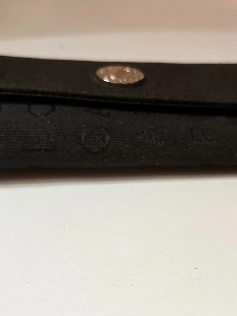 Bulgari Logo Mania Black 6-ring Key Case with Silver Logo